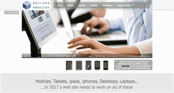 Desktop Screenshot of abcissa-websites.co.uk