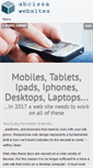 Mobile Screenshot of abcissa-websites.co.uk