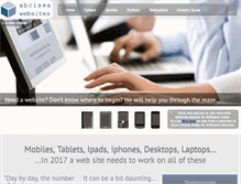 Tablet Screenshot of abcissa-websites.co.uk